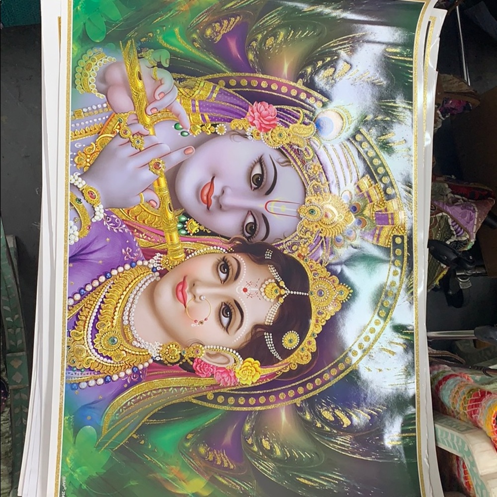 Large Krishna poster